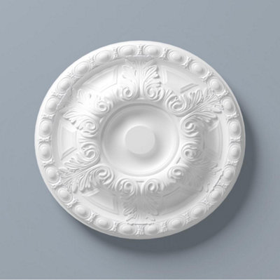 Yes-Online Ceiling Rose R18 600mm Resin Strong Lightweight Not Polystyrene Easy Fix from B&Q