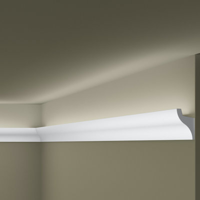 Nmc Il3 Up Lighting Coving Multi Use Lightweight Moulding 12 Pack24 Metres Noel & Marquet from B&Q