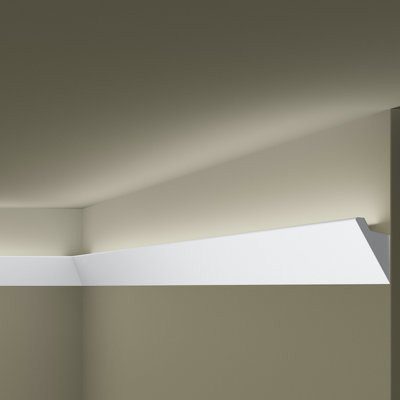 Nmc Il4 Up Lighting Coving Multi Use Lightweight Moulding 12 Pack24 Metres Noel & Marquet from B&Q