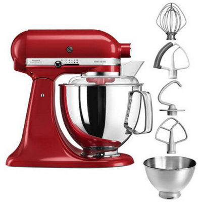 Kitchenaid Red Artisan Mixer 175 Empire Size 12