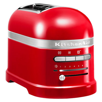 Kitchenaid Artisan Empire Red 2 Slot Toaster from B&Q