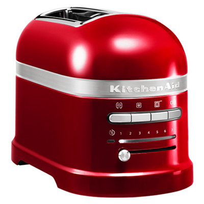 B&Q -  Artisan Candy Apple 2 Slot Toaster
