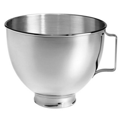 Kitchenaid Silver Artisan 4.5 Quart Polished Bowl With Handle - Image 3