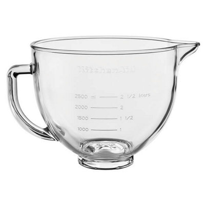 Kitchenaid Artisan 4.8 Litre Glass Bowl With Lid from B&Q