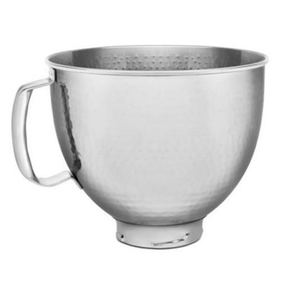 B&Q -  Stainless Steel 4.8L  Hammered Metal Mixer Bowl