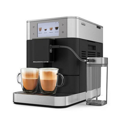 B&Q -  Kf8 Fully Automatic Espresso Machine Cast Iron Black