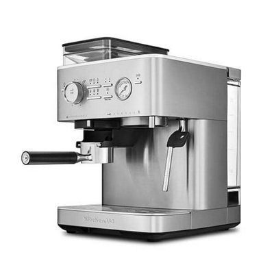 Kitchenaid Semi Automatic Espresso Machine With Burr Grinder Stainless Steel