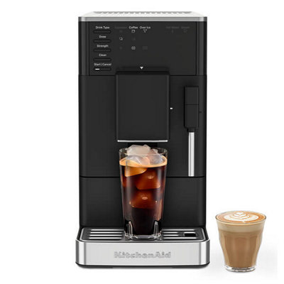B&Q -  Kf2 Fully Automatic Espresso Machine With Iced Coffee Matte Black