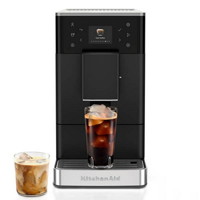 B&Q -  Kf3 Fully Automatic Espresso Machine With Iced Coffee Matte Black