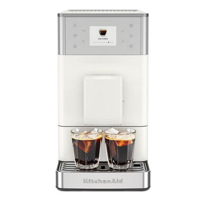 Kitchenaid Kf3 Fully Automatic Espresso Machine With Iced Coffee Porcelain from B&Q