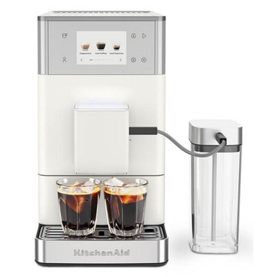 Kitchenaid Kf4 Fully Automatic Espresso Machine With Iced Coffee Porcelain from B&Q