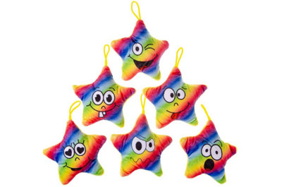 Single Plush Rainbow Star 10cm - Plush Gift Bag Filler Backpack Keychain - Image 3