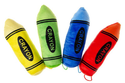 Lg-Imports Single Plush Crayon 21Cm - White - Image 3