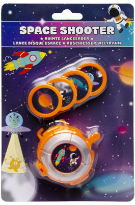 Lg-Imports Pack Of 12 Mini Disc Launcher Space Shooters - White - Image 3