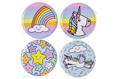 Single Metal Yo-Yo Unicorn Theme Return Top - Theme Kids Party Bag Filler - Image 3