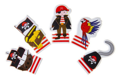 Single Pirate Finger Puppet Toy - Party Bag Fillers Kids Loot Toy - Image 2