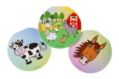 Single Round Farm Animals Design Notebook 8cm- Party Loot Bag Fillers - Image 3