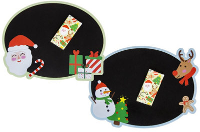  - Single Christmas Chalkboard With Chalk