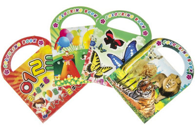 Single Coloring Mini Book With Stickers - Party Bag Filler - Image 3