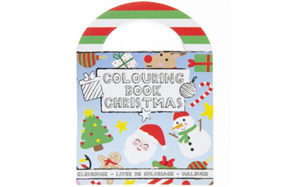 Christmas Coloring Mini Book with Stickers - Party Bag Toy Fillers Gifts Kids - Image 3