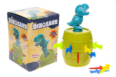 Lg-Imports Pop Up Dinosaur Action Game - White - Image 3