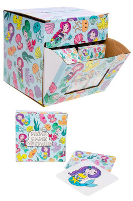 Lg-Imports Pack Of 12 Mermaid Mini Memory Games 28 Cards - White - Image 3