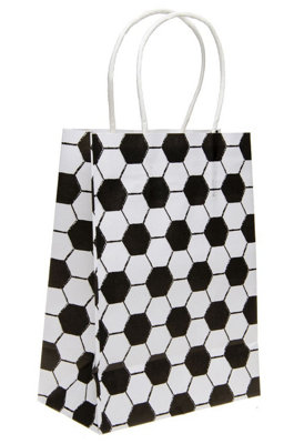Football Paper Gift Bag - Treat Gift Loot Bags Kids Birthday Party Favour - Image 3