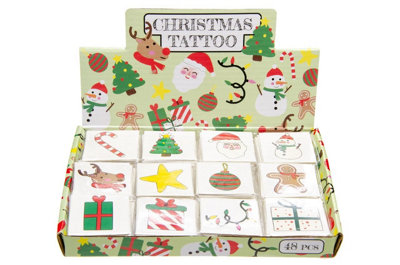 12 Pieces Christmas Tattoos - Sticker Kids Party Loot Bag Fillers - Image 3