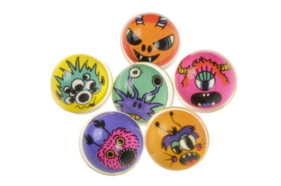 Pack of 50 Monster Bouncy Ball 32mm - Image 3