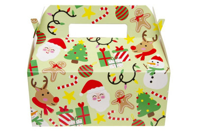 Pack of 12 Extra Large Christmas Food Boxes 23 x 12 x 10cm - Image 2