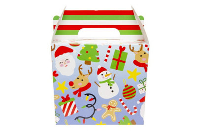 Lg-Imports Pack Of 12 Christmas Food Boxes 14 X 10 X 12Cm - White - Image 3
