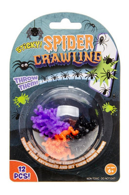 Lg-Imports Packof12pieceshalloweenstickyspidercrawling - White - Image 3