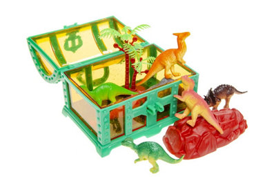 Dinosaurs Treasure Chest 9-Piece Play Set - Image 3