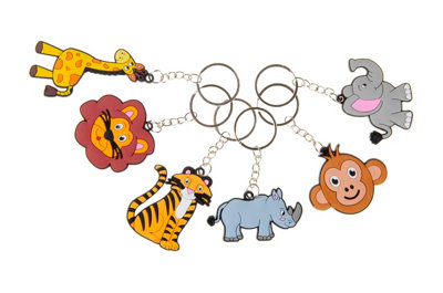 Single Wild Animal Design Keychain - Keys Backpack Rear-View Mirror Gifts - Image 3