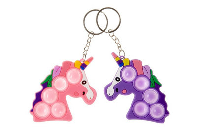 Single Unicorn-Shaped Pop It Keychain - Image 3