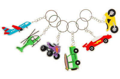 Single Vehicle Design Keychain - Keys Backpack Rear-View Mirror Gifts - Image 3