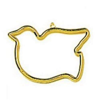 Groves Of Thames Gold Shaped Frames Bird - Frame: Plastic: Bird Shaped: X 9Cm: - Vervaco Size 6
