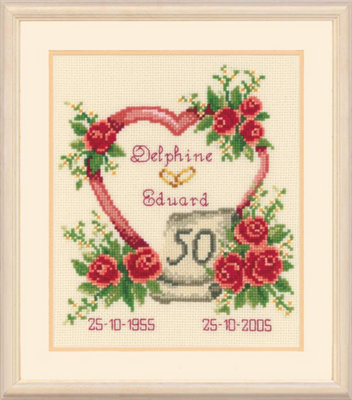 Groves Of Thames Anniversary - Counted Cross Stitch Kit: Anniversary - Vervaco