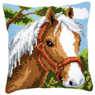 B&Q -  Cushion PonyCross Stitch Kit: Cushion: PonyVervaco