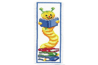 Vervaco Counted Cross Stitch Kit: Bookmark: Bookworm - Image 5