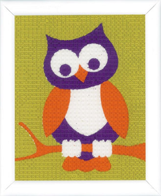 Groves Of Thames T/kit Wise OwlTapestry Kit: Wise OwlVervaco from B&Q