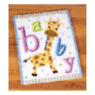 Vervaco Latch Hook Kit: Rug: Baby Giraffe II - Image 4