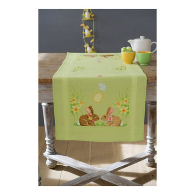Vervaco Runner: Easter Bunnies, Assorted, 40 x 2 x 20 cm - Image 3