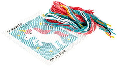B&Q T/Kit Unicorn - Tapestry Kit: Unicorn - Vervaco