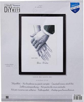 Groves Of Thames W/rec Love For Life - Counted Cross Stitch Kit: Love For Life - Vervaco