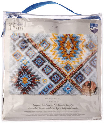 B&Q -  L/hk Rug EthnicalLatch Hook Kit: Rug: EthnicalVervaco - Image 3