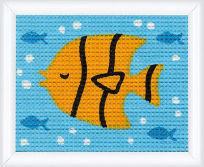 B&Q Tap Kit Fish - Tapestry Kit: Fish - Vervaco