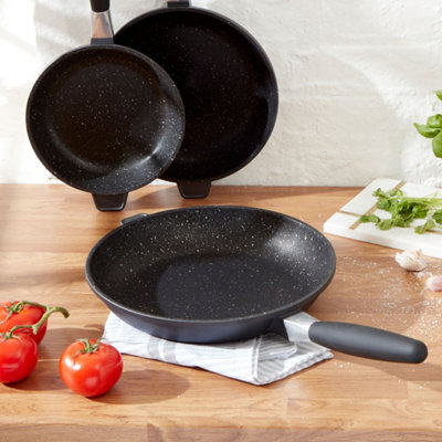 Berghoff Eurocast 3 Pc Fry  Set With Oven Safe CoversPfoa FreeNon-StickLightweightCastSuitable For Induction from B&Q