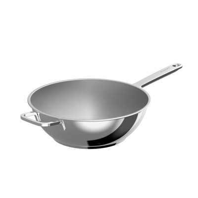 Berghoff Wok Helix 30Cm From Recycled Stainless Steel from B&Q