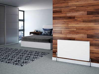Stelrad Softline Deco K2 Double Panel Double Convector Radiator 600mm X 1600mm White 84602216. from B&Q